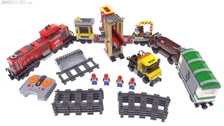 LEGO City Red Cargo Train 3677 reviewed!