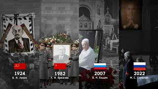 1924-2022 Funeral of Premier and President of Soviet Union/Russia | State Anthem of the USSR/RF