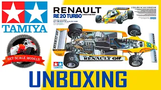 Renault RE-20 Turbo TAMIYA 1/12 UNBOXING