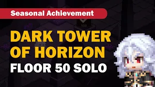 Guardian Tales | Dark Tower of Horizon 50 Solo | Seasonal Achievement