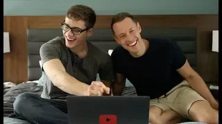 Reacting To Davey Wavey's First Gay 'Porn' - ft. Blake Mitchell