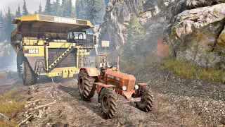 Tractor US Bigger Size Dumper | Off-Road Jungle Contract | Snowrunner | Gameplay