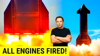 SpaceX Fires Up All 6 Engines of Starship-24; Starts Huge Grass Fire, Artemis-1 SLS Repairs, ISRO