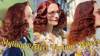 Perfect Vintage Waves Styling Tutorial with Bendy Rollers