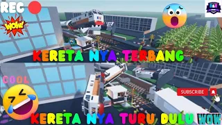 AWAS! Game Kereta Api Indonesia Keren ada Di Roblox KERETA NYA BISA TERBANG SAMA TURU WOW!!