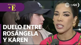 Karen Dejo y Rosángela Espinoza se enfrentaron nuevamente | Más Espectáculos (HOY)