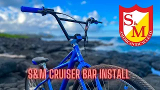 S&M Cruiser Bars Install on an SE Bikes Monster Quad