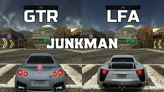 Nissan GTR vs Lexus LFA - NFS MW Redux V3 - WHICH IS FASTEST ?