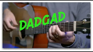 Short Improv for open DADGAD tuning finger style guitar