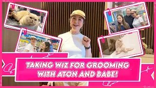 IT'S GROOMING DAY WITH WIZ LAUDE + Bonding with Aton! | Small Laude