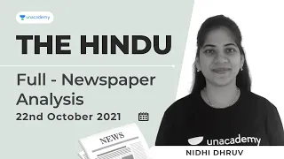 The hindu analysis today | Current affairs today | CLAT Preparation | CLAT 2022 | 22 October News