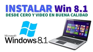 Como Instalar Windows 8.1 en Computadora Laptop y PC Desde Cero "Bien Explicado y Buena CALIDAD"