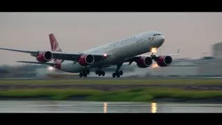 Virgin A340-600 Sweet Takeoff