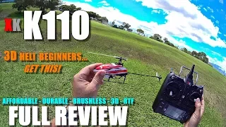 XK K110 Mini Brushless 3D RTF Helicopter - Full Review - [Unboxing, Flight/CRASH Test, Pros & Cons]