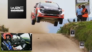 WRC - Vodafone Rally de Portugal 2017: Mads Østberg´s jump @ Fafe