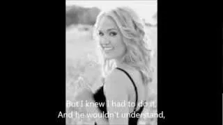 Carrie Underwood - Starts with Goodbye with Lyrics