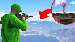 HOW FAR Is The LONGEST SNIPE In GTA 5?!