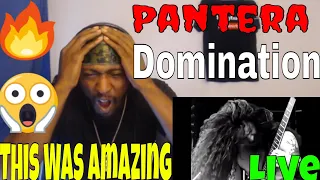 This Was Amazing | Pantera - Domination (Live Video) Reaction