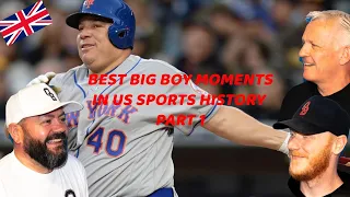 Best "Big Guy" Moments in US Sports History Part 1 REACTION!! | OFFICE BLOKES REACT!!