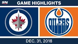 NHL Highlights | Jets vs. Oilers - Dec 31, 2018