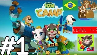 Talking Tom Camp Android/ios Gameplay Ep-1-7 (PT BR) #1