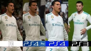 FIFA 18 | PC VS PS4 Pro VS PS4 VS PS3 | Graphics Comparison