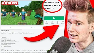 NAJGORSZE PODRÓBY MINECRAFTA w ROBLOX, ale to 2023 ROK 🤯