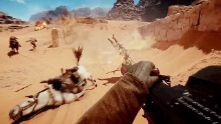 BATTLEFIELD 1 - Horse Gameplay on Sinai Desert Map 1080P 60FPS (Gamescom 2016)