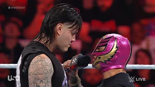 Dominik challenges Rey Mysterio to a match at WrestleMania 39 - WWE RAW March 13, 2023