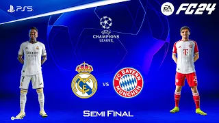 FC 24 - Real Madrid vs Bayern Munich | UEFA Champions League Semi Final | PS5™ [4K60]