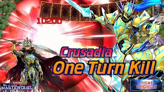( Theme Chronicle) Crusadia One turn Kill Event Gameplay/Low budget /  游戏王Master Duel