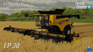 OGROMNA ŽETEV ZA OGROMEN KREDIT! | Farming Simulator 22 - Elmcreek | Epizoda 30