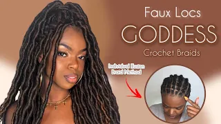 COMO FAZER FAUX LOCS GODDESS no CROCHET BRAIDS | Individual Illusion Braid Method |@sermulherfibras5050