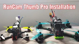 RunCam Thumb Pro Installation Guide Super Easy Method