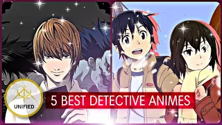 Top 5 Detective animes in history || 5 best detective animes