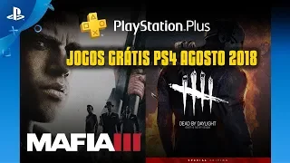 SAIU!!! JOGOS GRÁTIS PSN PLUS AGOSTO 2018 I Jogos Grátis PS4 Agosto 2018 (Noticias PS4)