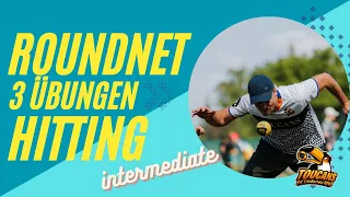 3 Übungen für Fortgeschrittene [Intermediate] HITTING Roundnet  | Spikeball Tutorial Deutsch