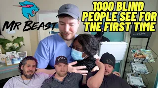 1,000 Blind People See For The First Time | Mr Beast REACTION