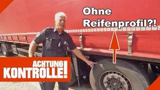 LKW mit SLICKS?! Extrem abgefahrene Reifen! |2/2| Kabel Eins | Achtung Kontrolle