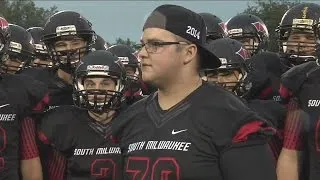 Three-time cancer survivor makes his return to the football field