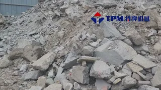 Construction waste recycling project by TPM, China