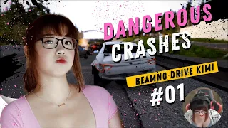 BeamNG Drive - Hydroplane and Icy Crashes Kimi #1