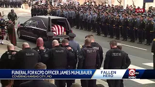 "10-42 for the final time" Hear the emotional last call for KCPD Officer Muhlbauer and K9 Champ