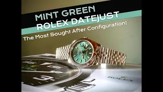 Unboxing Mint Green Rolex DateJust 126334