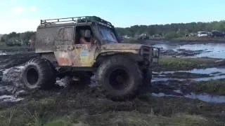 Расколбас Урал тащит Газ 66 едут не все off-road 4x4