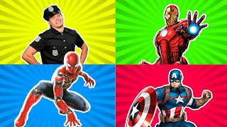 Kids Superhero and Police Rhyme Compilation | Knock Knock | Nursery Rhymes & Kids Songs | BalaLand