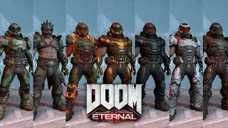 Doom Eternal - Slayer Armor Skins and how to get them! - Cinematic Showcase