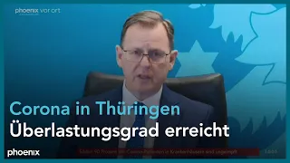 Bodo Ramelow zur aktuellen Corona-Lage in Thüringen am 19.11.21