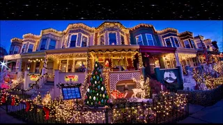 2 HOURS OF POPULAR TRADITIONAL OLD CHRISTMAS CAROLS MUSIC + TOP HOME LIGHT DISPLAYS