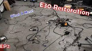 BMW E30 Restoration EP 2 | E30 Chassis Harness Overview